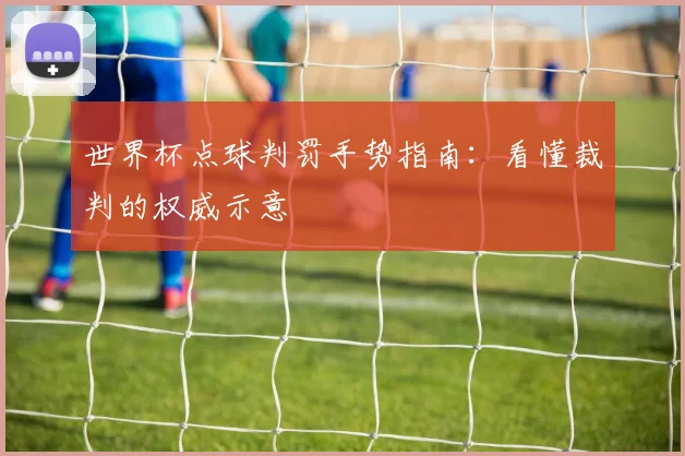 世界杯点球判罚手势指南：看懂裁判的权威示意